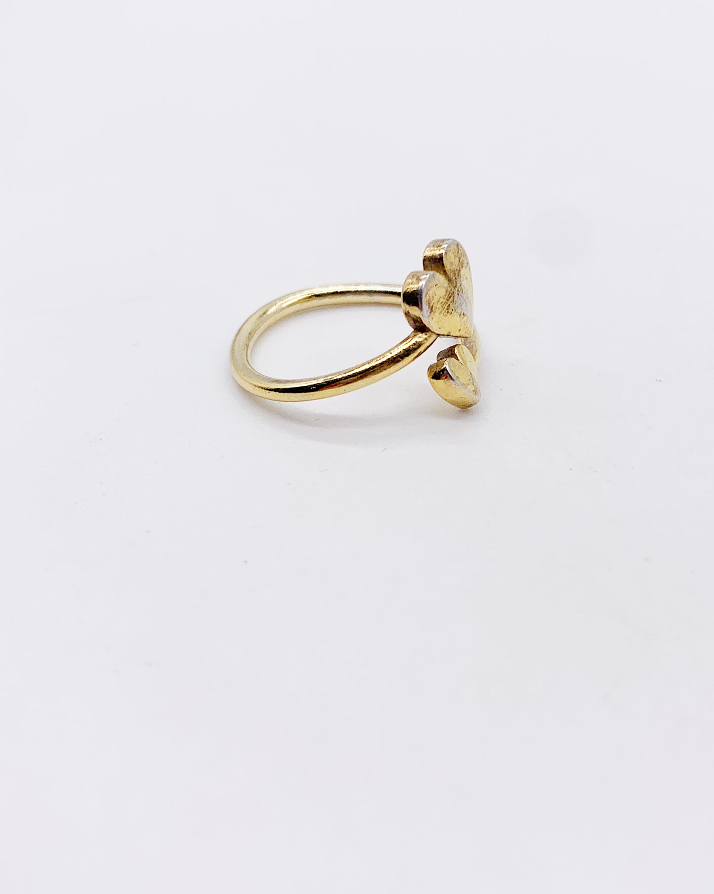 HEARTS DUO GOLD RING