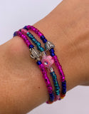 NAVAJO BEAD CHARM BRACELET