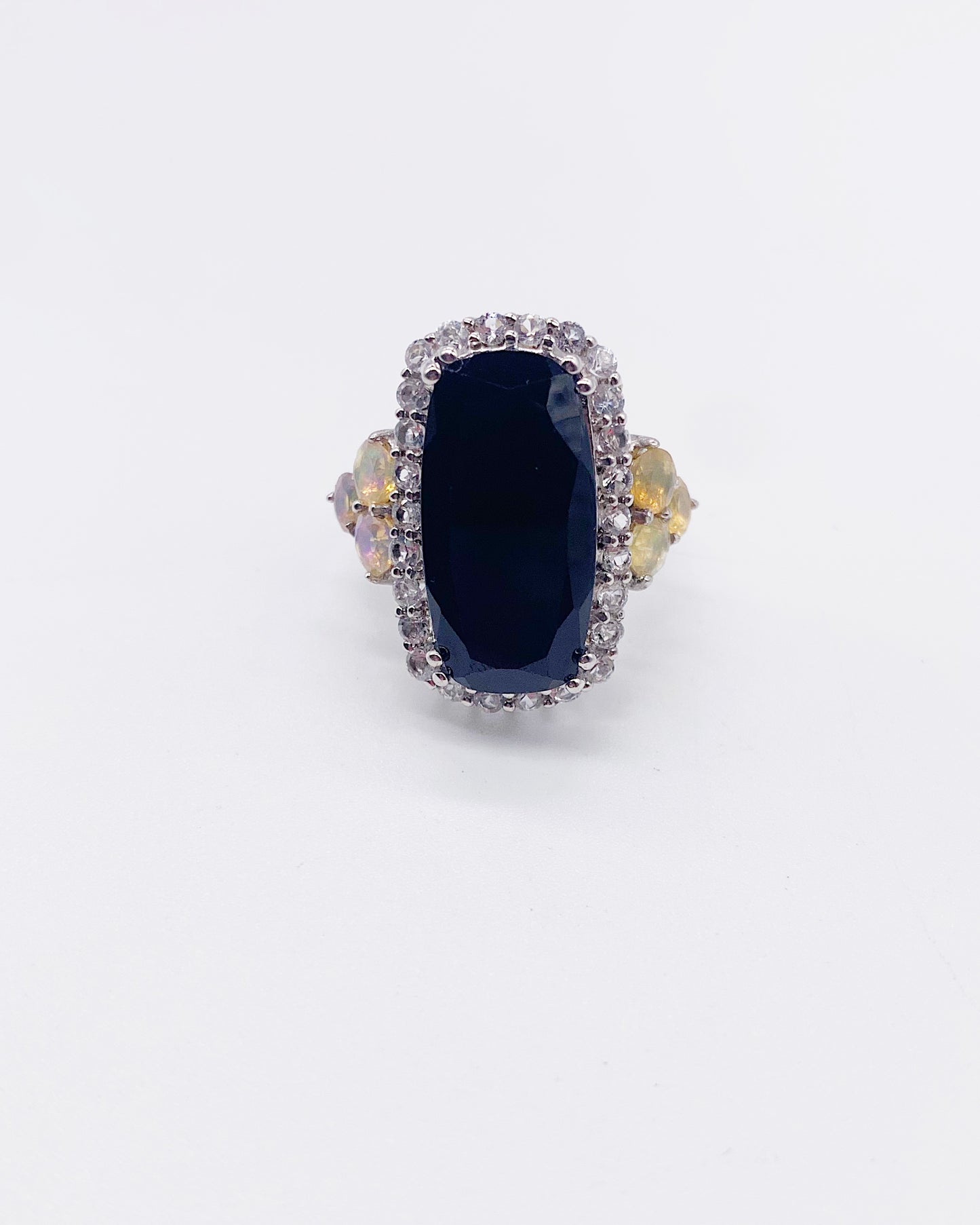 SPINEL & OPAL RING