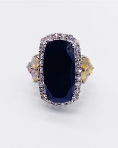 SPINEL & OPAL RING ⋄ Size 6.25