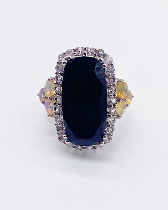 SPINEL & OPAL RING ⋄ Size 6.25