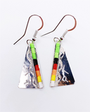 NAVAJO HEISHI TRIANGLE EARRINGS