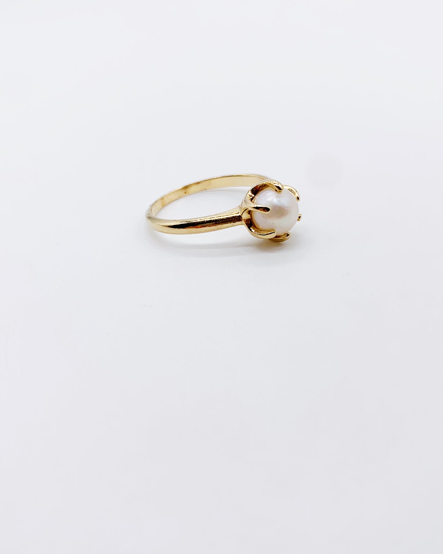 14K GOLD PEARL RING