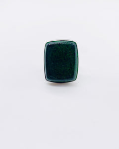 GREEN GOLDSTONE RING