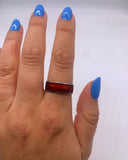 RED ENAMEL BAND