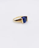 SAPPHIRE GOLD RING