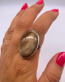 BROWN AGATE RING