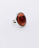 RED MEXICAN OPAL RING