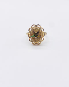 MASONIC EASTERN STAR GOLD RING