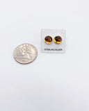 STONE STUD EARRINGS