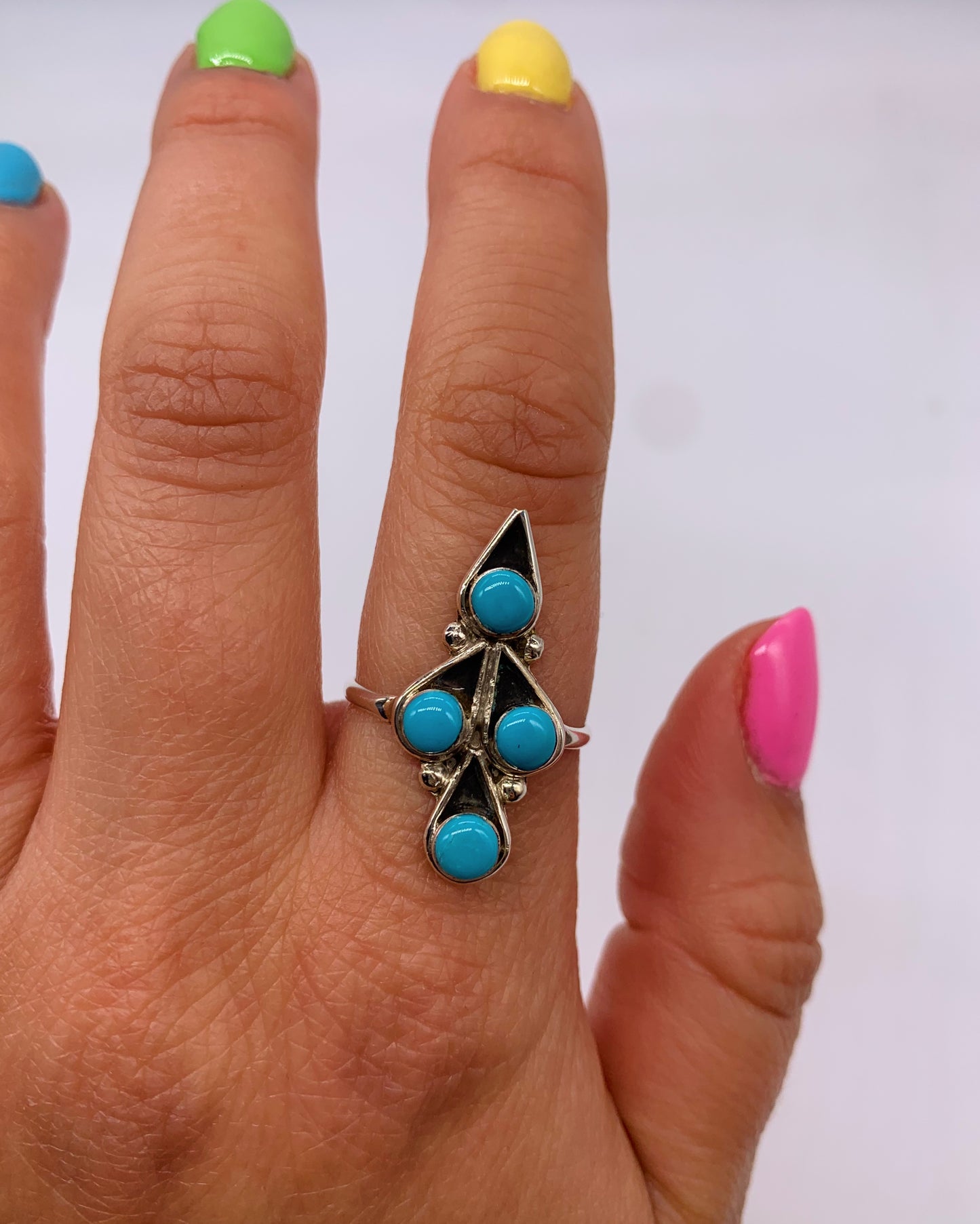 TURQUOISE POINT RING