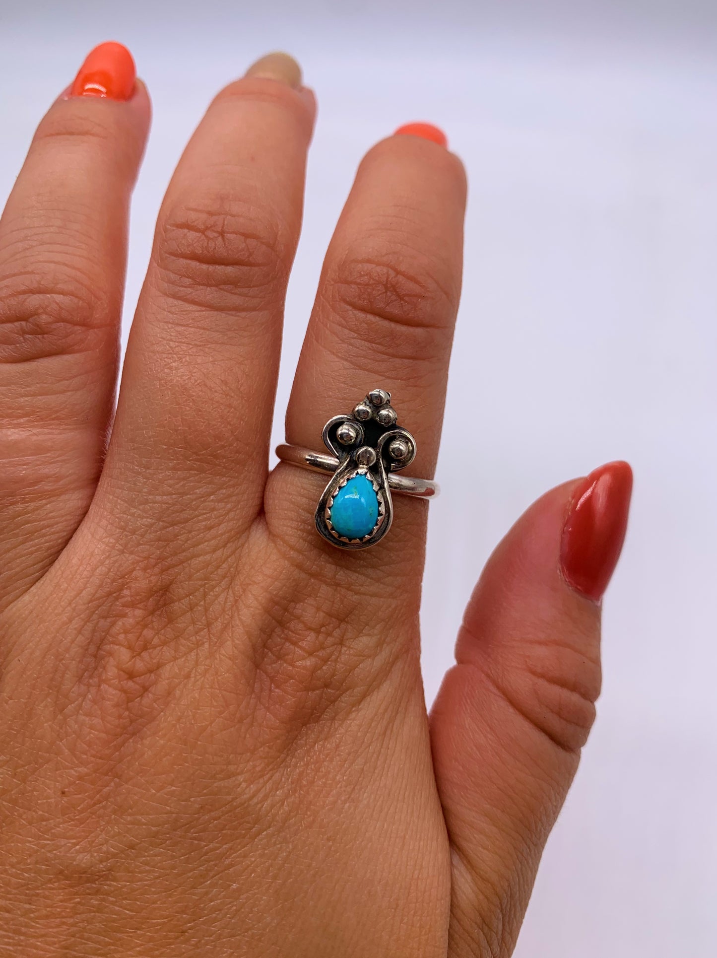 TURQUOISE CROWN RING