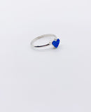 ZUNI OPAL HEART RING • Sz 8.25 & 8.5