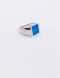 SQUARE BLUE OPAL BAND