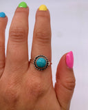 TURQUOISE TWIST RING