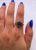 CZ MONOGRAM RING