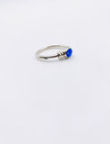 OVAL BLUE OPAL RING • Sz 9