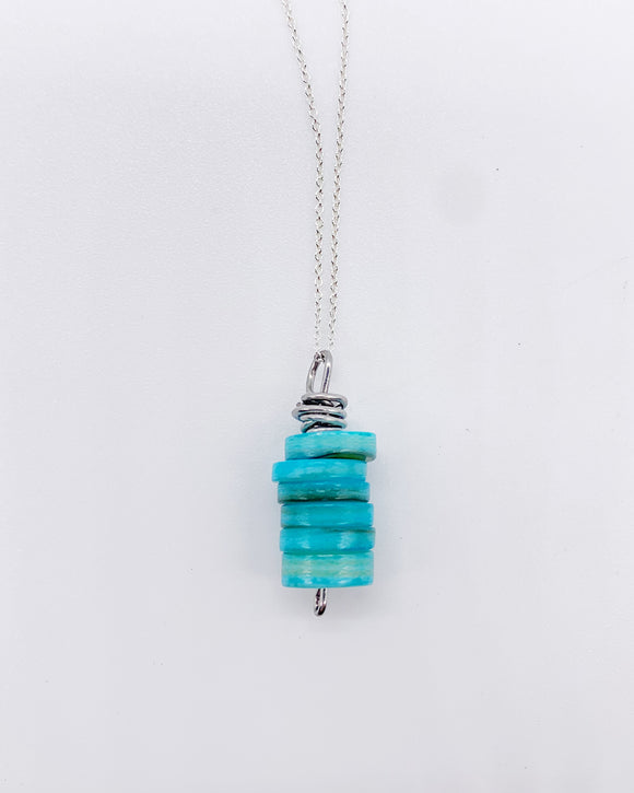 TURQUOISE SHELL NECKLACE