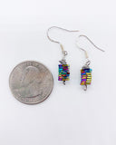 RAINBOW HEMATITE EARRINGS