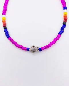 NAVAJO BEAD CHARM BRACELET