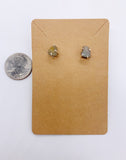 RAW LABRADORITE EARRINGS