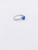 BLUE OPAL CLAW RING